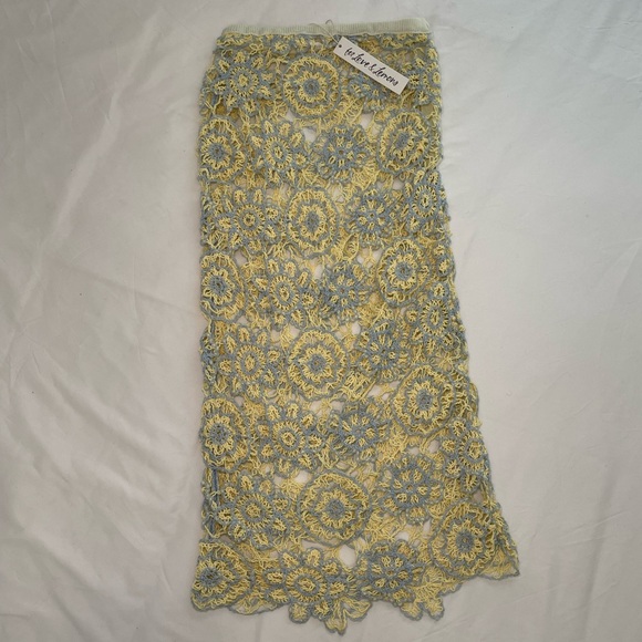 NWT For Love & Lemons Sofia Midi Skirt - Picture 4 of 4